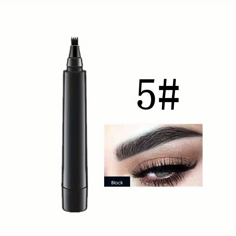 5 Color Dual-Purpose Brow Pen | Dual-Ended Split Tip