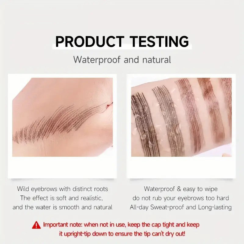 5 Color Dual-Purpose Brow Pen | Dual-Ended Split Tip