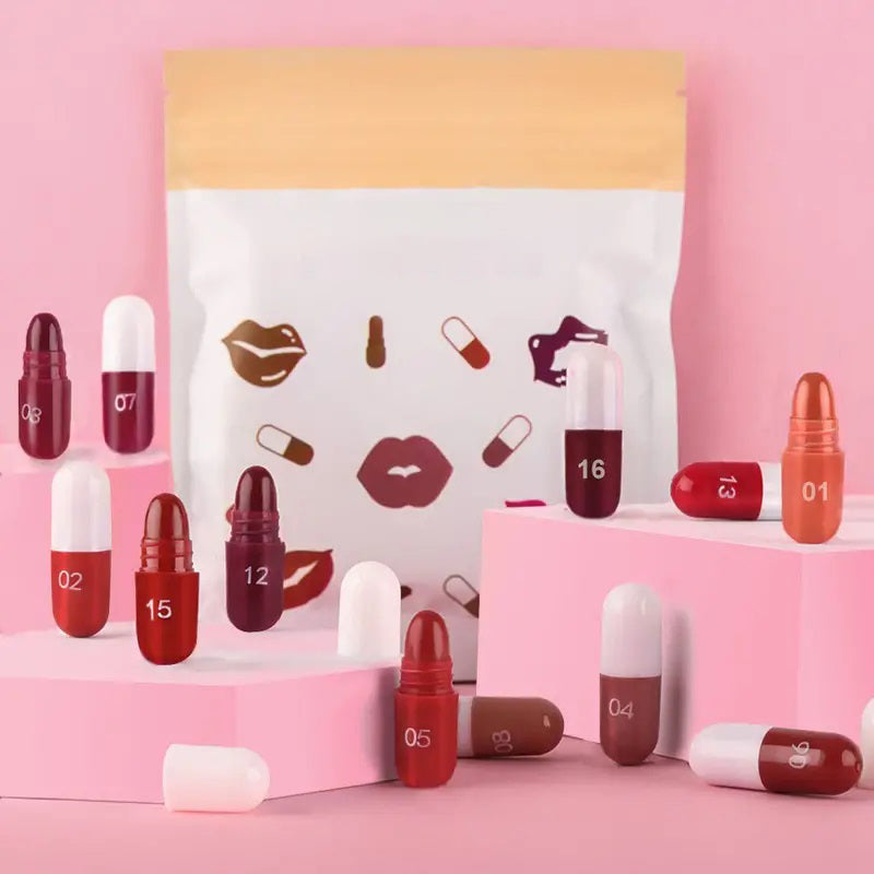 18 - color Long-Lasting Velvet Matte Lipstick Set