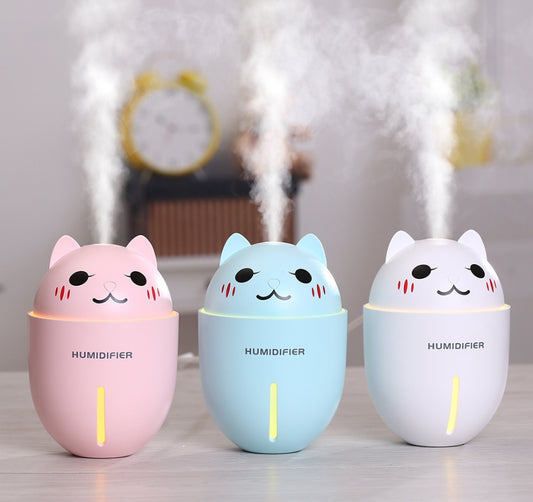 Cute Cartoon Cat Small Space Humidifier