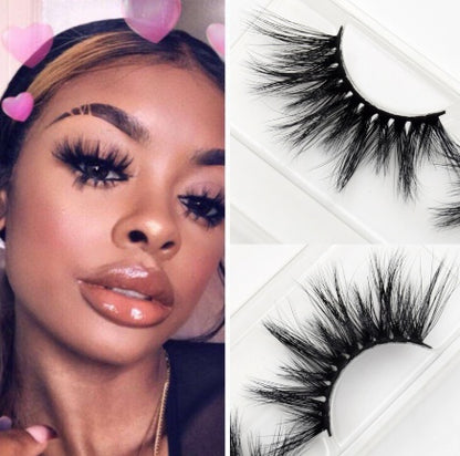 Euro-American style Handmade 3D Mink False Eyelashes