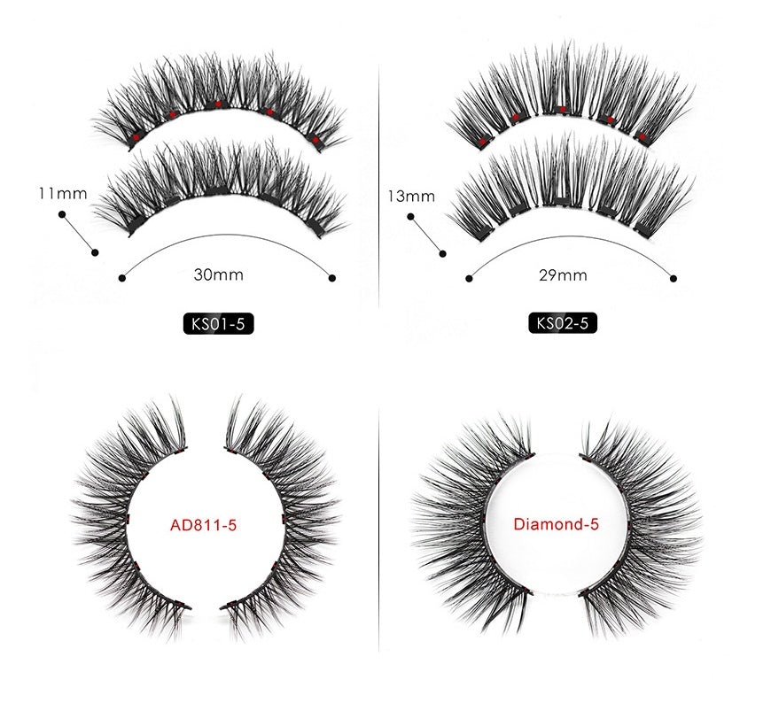 MAGNI™ Multi-style Handmade Natural Soft Magnetic False Eyelashes