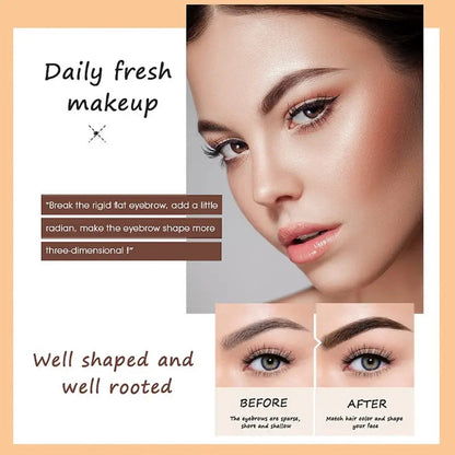 Dual-Ended Brow Pencil | Fine+Triangle Tip Waterproof