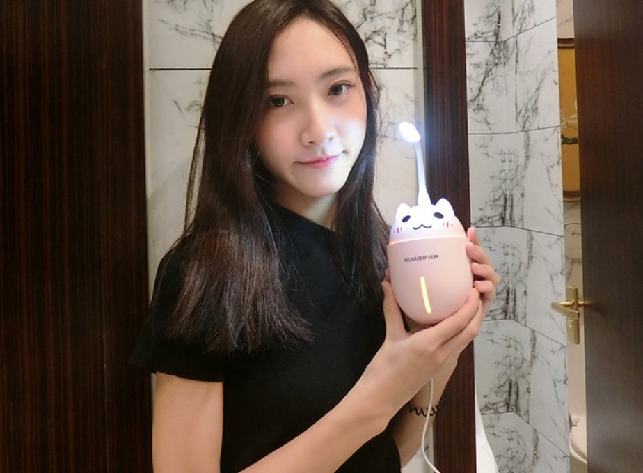 Cute Cartoon Cat Small Space Humidifier