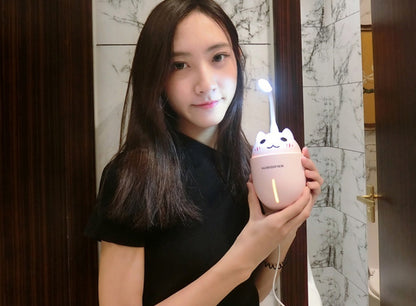 Cute Cartoon Cat Small Space Humidifier