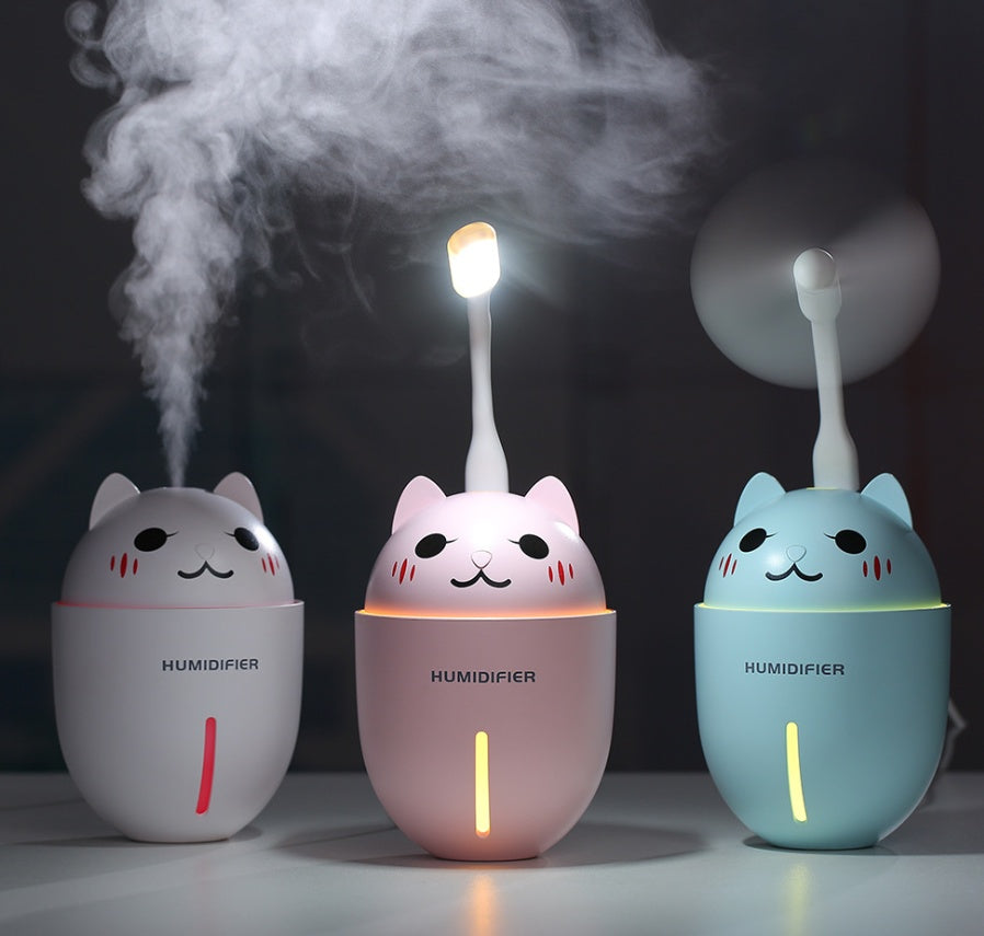 Cute Cartoon Cat Small Space Humidifier