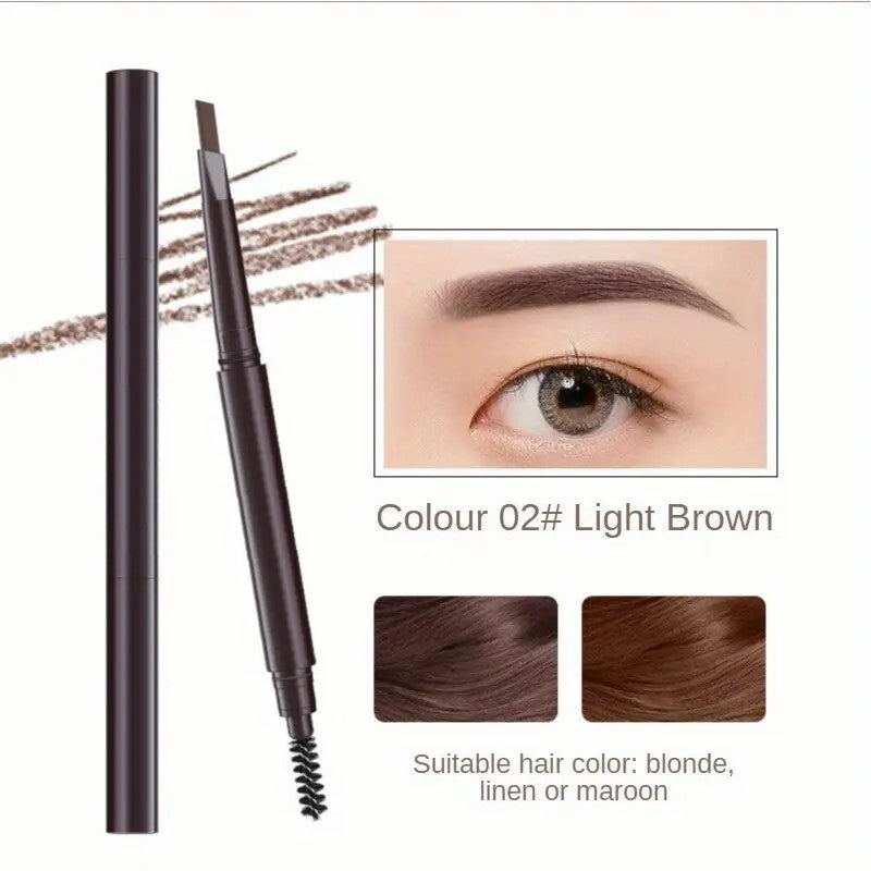 5 Color Waterproof Eyebrow Pencil | Double-Ended Triangular Tip
