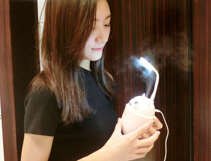 Cute Cartoon Cat Small Space Humidifier