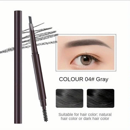 5 Color Waterproof Eyebrow Pencil | Double-Ended Triangular Tip