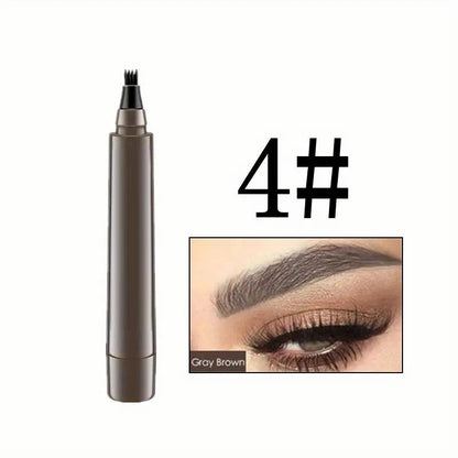 5 Color Dual-Purpose Brow Pen | Dual-Ended Split Tip