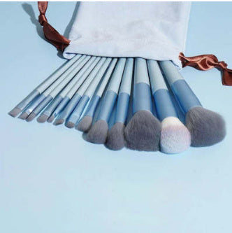 13Pcs Synthetic Fiber Makeup Brush Set in multiple colors