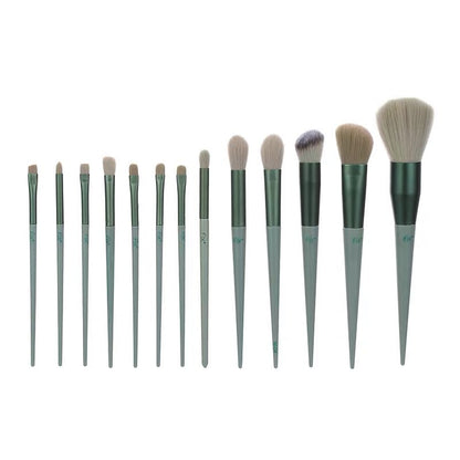 13Pcs Synthetic Fiber Makeup Brush Set in multiple colors