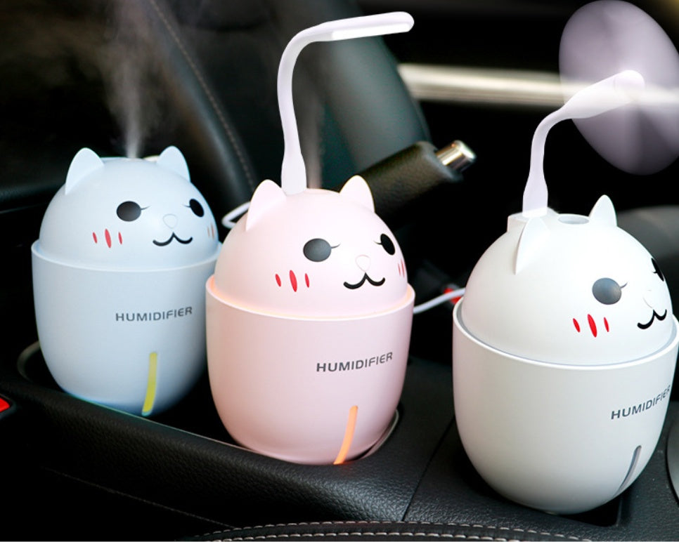 Cute Cartoon Cat Small Space Humidifier