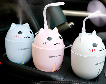 Cute Cartoon Cat Small Space Humidifier