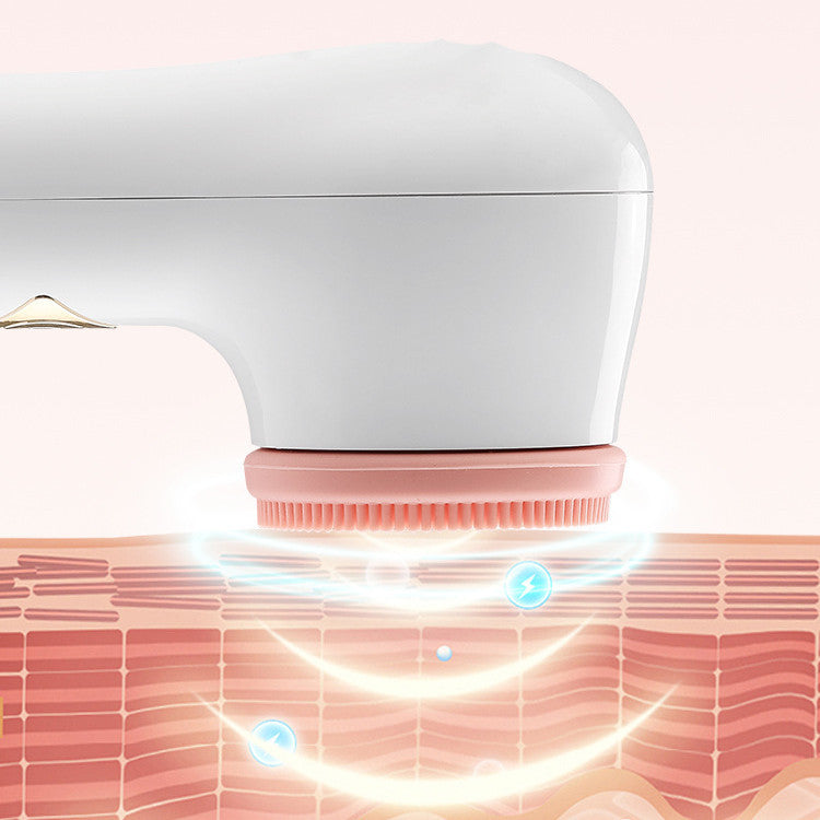 White Electric Facial  Pore Cleansing Device for All Skin