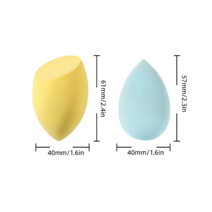 Multi - colored Non - latex Makeup Sponges for Dry Wet Use