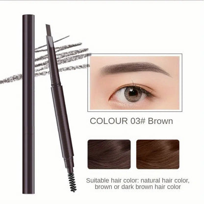 5 Color Waterproof Eyebrow Pencil | Double-Ended Triangular Tip