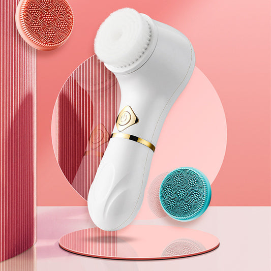 White Electric Facial  Pore Cleansing Device for All Skin