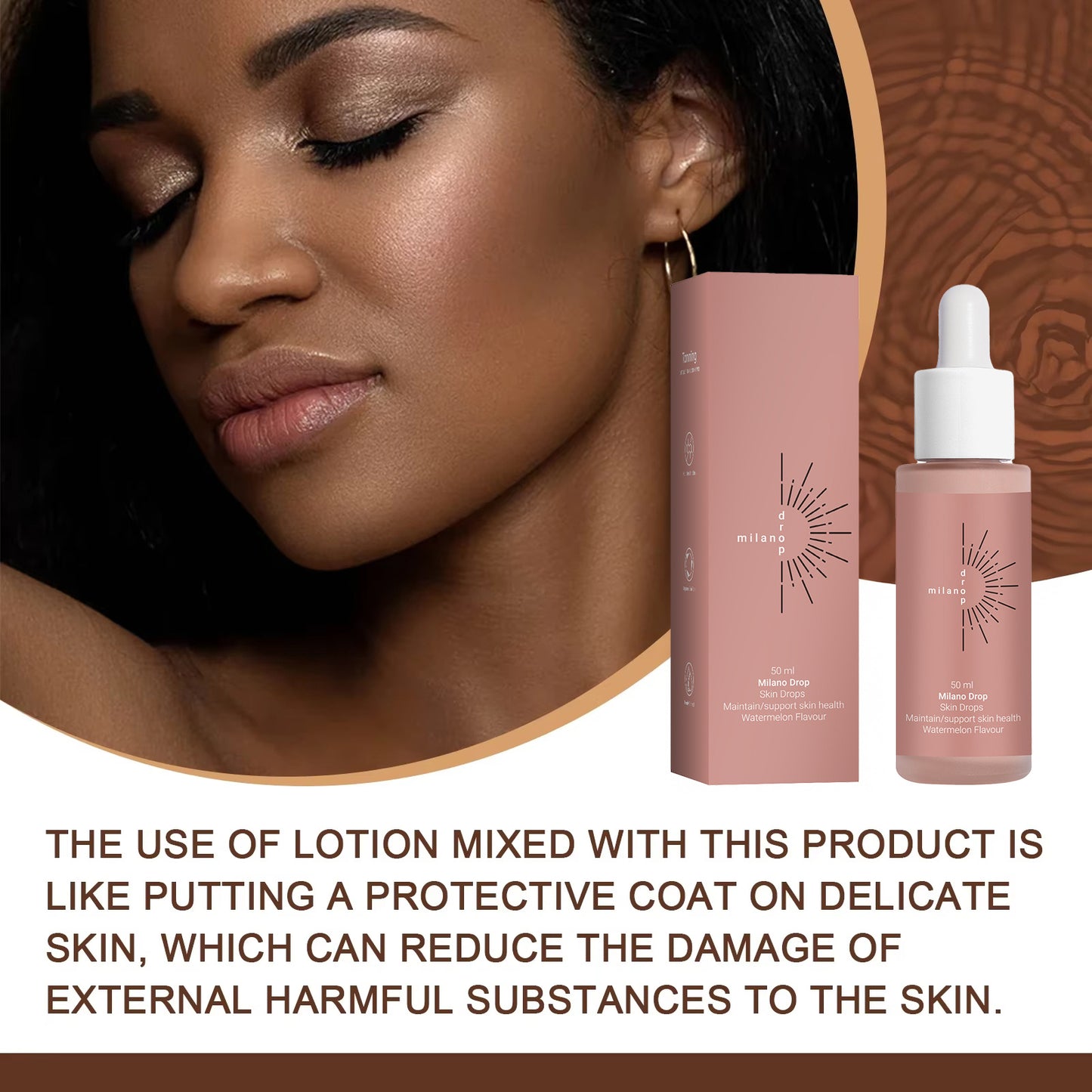 General Anti-wrinkle Anti-tanning Facial or Body Skin Tanning Drops